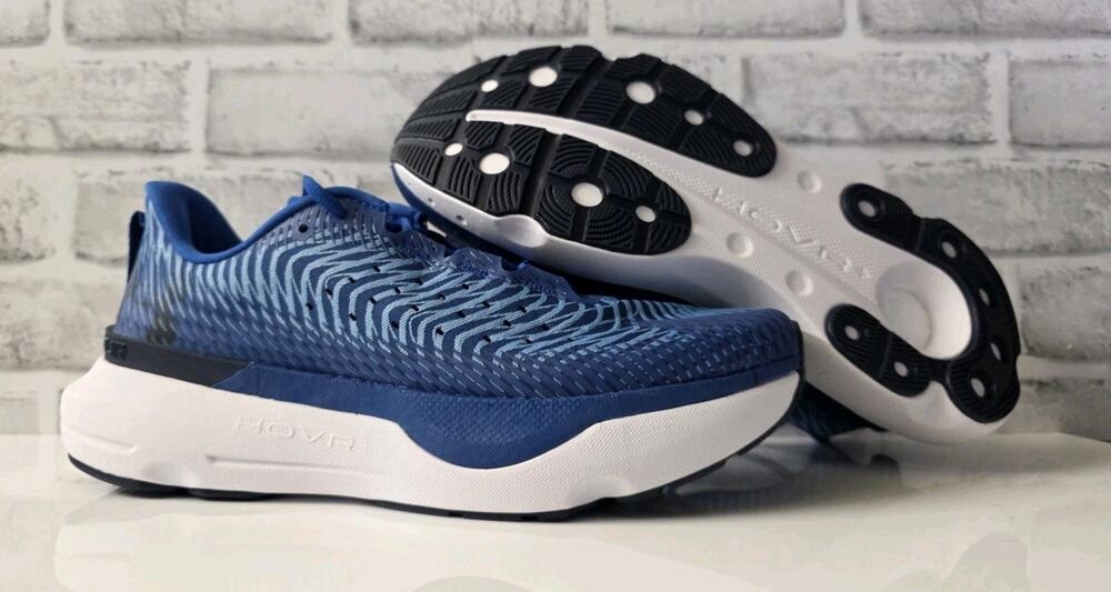 Under Armour Men’s UA Infinite Pro Size 8.5 Running Shoes Blue/White 3027190-401